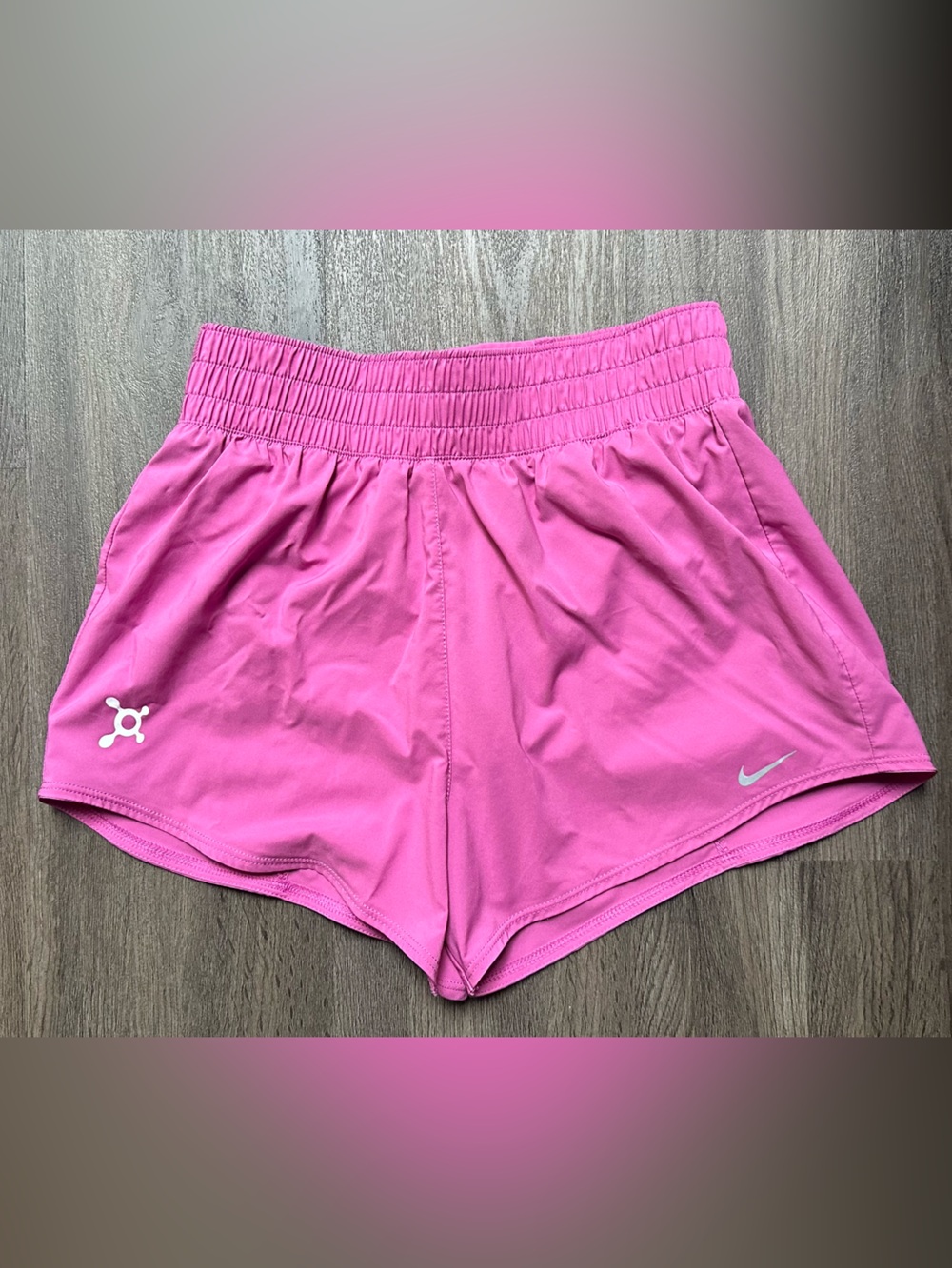Nike Women's Pink Performance Running Shorts - Size small